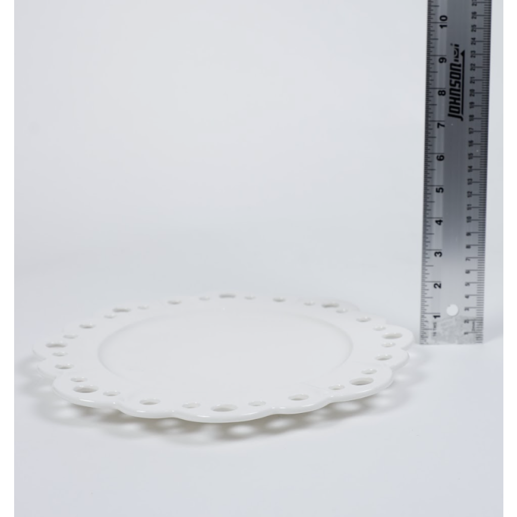 White Doily Plate (4)